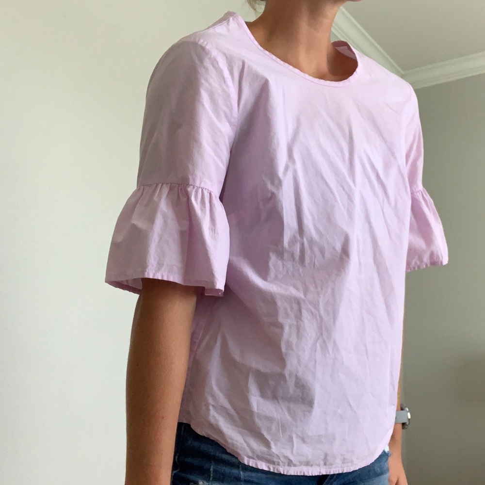 J. Crew Ruffle Top - Picture 2 of 2